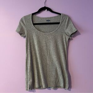 Old Navy Slim Fit Ribbed Scoop neck Tee